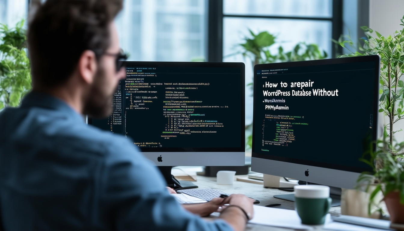 learn how to effectively repair your wordpress database without using phpmyadmin. this comprehensive guide provides step-by-step instructions and alternative methods to restore your database's functionality quickly and efficiently.