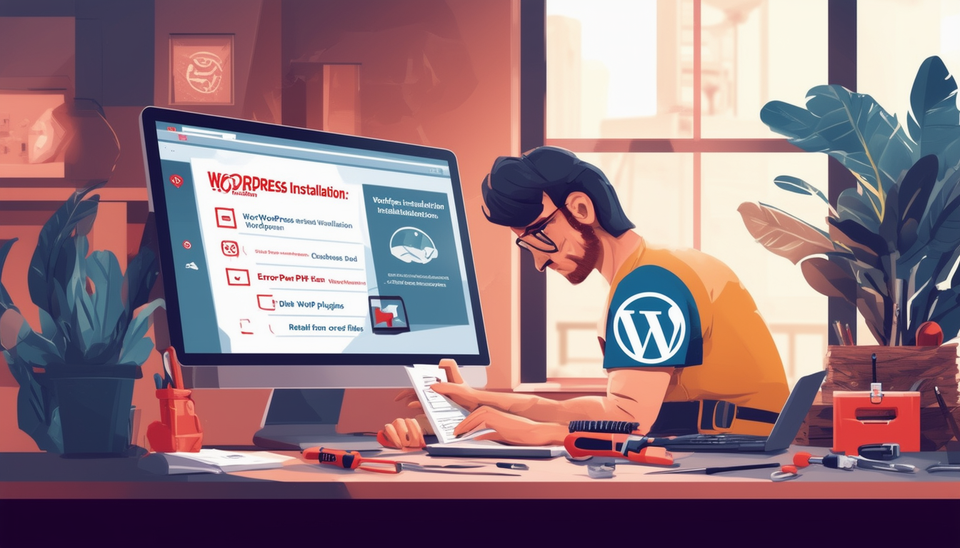 learn how to troubleshoot and fix your wordpress installation with our comprehensive step-by-step guide. this guide covers everything from common issues to advanced repairs, ensuring your website runs smoothly again.