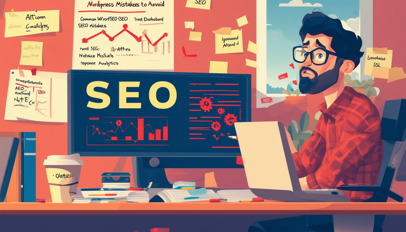 Descubra los errores comunes de SEO en WordPress para evitar y mejorar el rendimiento de su sitio. aprenda cómo optimizar su contenido, mejorar las clasificaciones y aumentar la visibilidad con consejos y estrategias prácticas para un SEO exitoso.