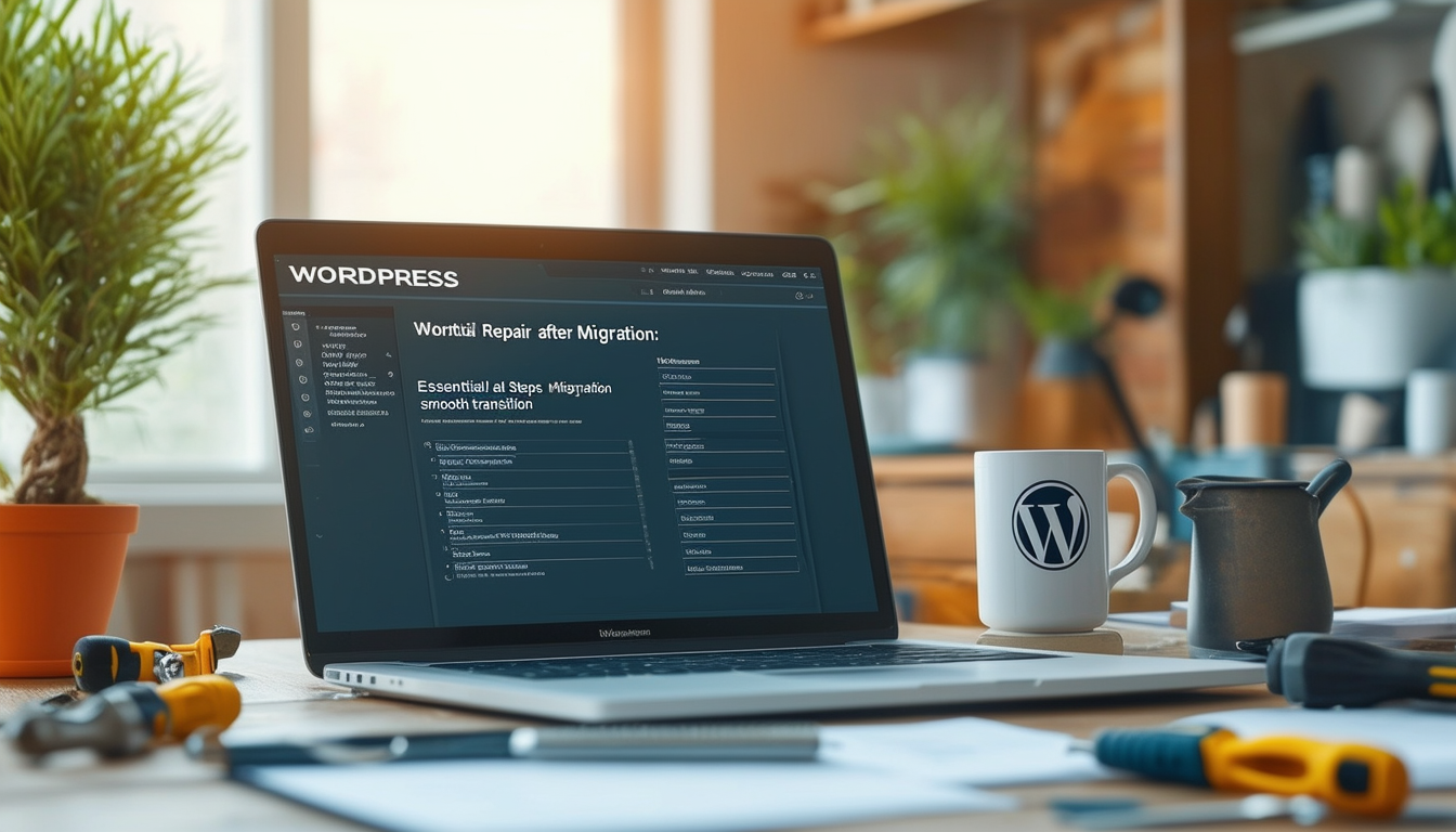 learn the essential steps for repairing your wordpress site after migration. ensure a smooth transition with our comprehensive guide, covering everything from troubleshooting common issues to optimizing performance post-migration.